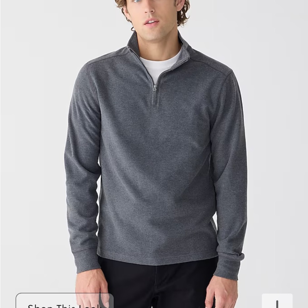 Men’s J.Crew Seaboard soft-knit half-zip pullover size small new